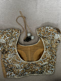 Golden Designer Blouse