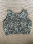 Silver Designer Blouse