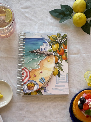 2026 Planner 3‑in‑1 Lemon (Notepad + Desk Calendar + Undated Planner) | Aesthetic A5 Luxe Planner India