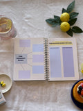 2026 Planner 3‑in‑1 Lemon (Notepad + Desk Calendar + Undated Planner) | Aesthetic A5 Luxe Planner India
