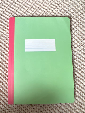 Mint Green Korean Vibes Notebook