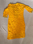 Yellow Embroidered Kurti