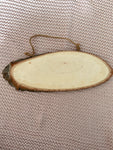 Wooden Oval Shape Frame