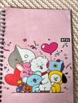 Pink Cartoons Notebook
