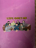 Purple Life Goes On Notebook