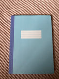Light Blue Korean Vibes Notebook