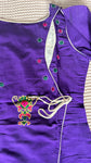 Purple Embroidered Kurti