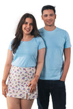 Women's Pastel Sea Blue T-Shirt