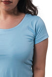 Women's Pastel Sea Blue T-Shirt